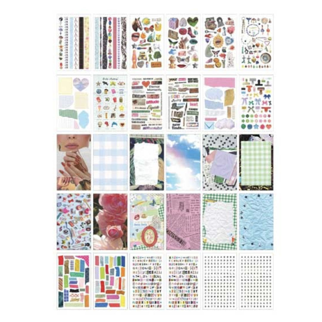 Haricot Vert Dreamworld Junk Journal Sticker Book