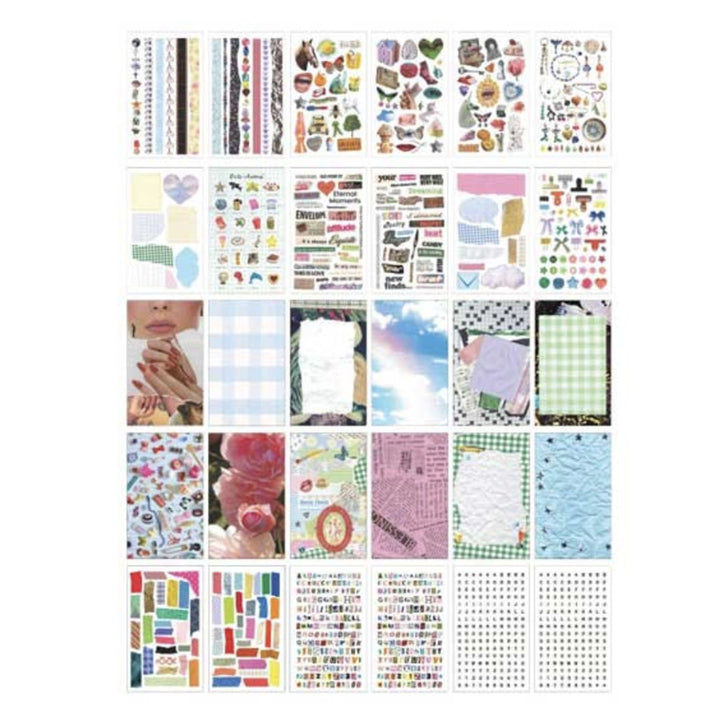 Haricot Vert Dreamworld Junk Journal Sticker Book