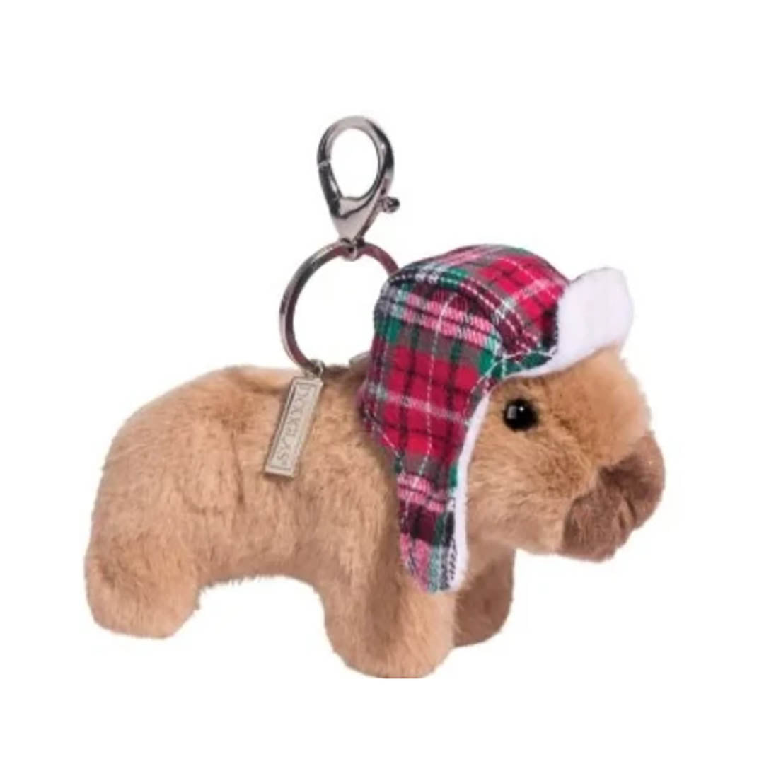 Winter Capybara Plush Toy Bag Charm