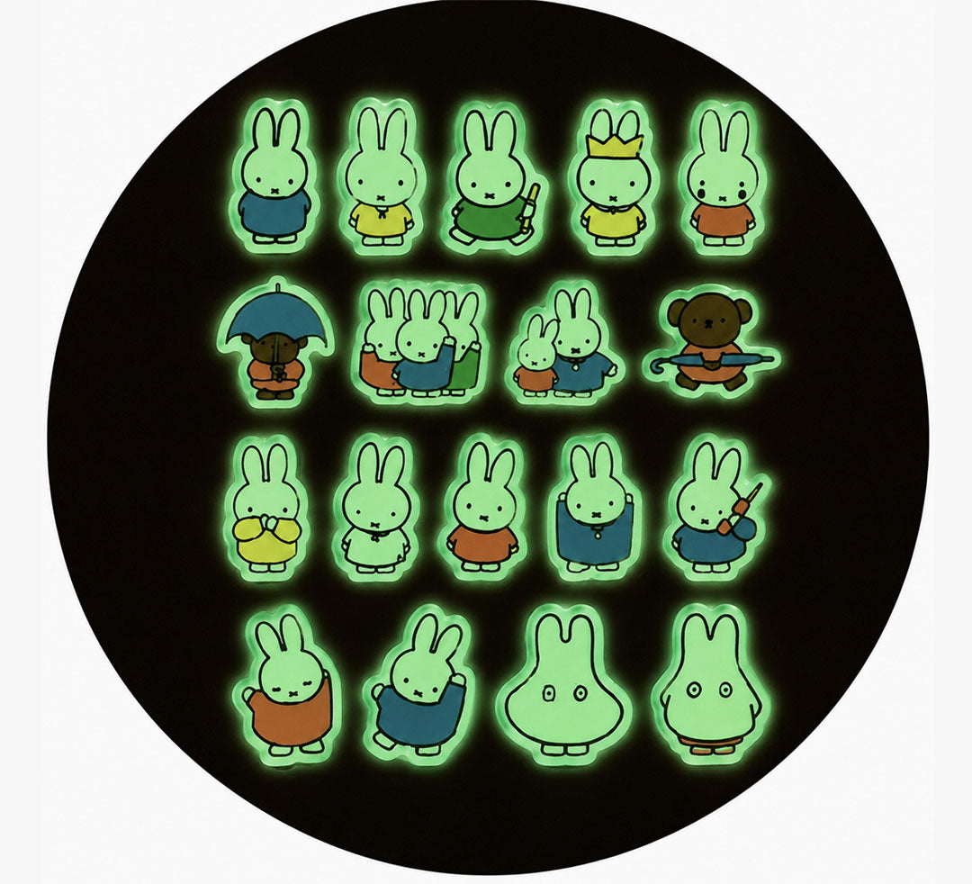 Miffy Glow-in-the-Dark 3D Deco Stickers