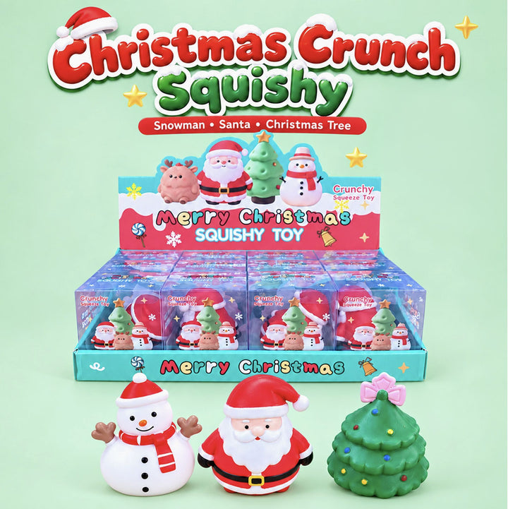 Crunchy Holiday Squishy Toy (ASMR Merry Christmas Squishies)