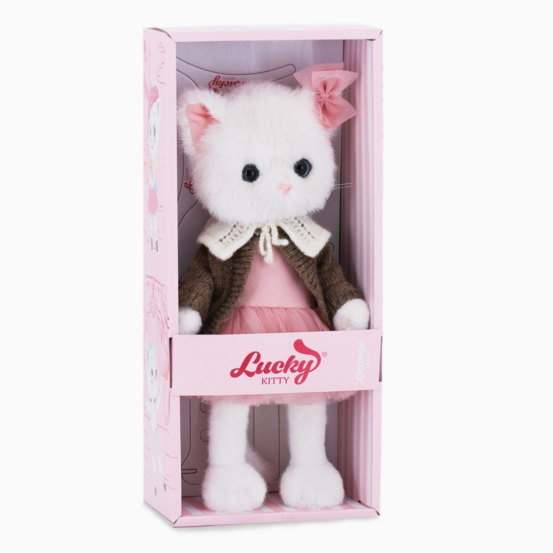 PRE-ORDER: Lucky Kitty Sophie Plush Doll: Cozy Night (Ships Late October)