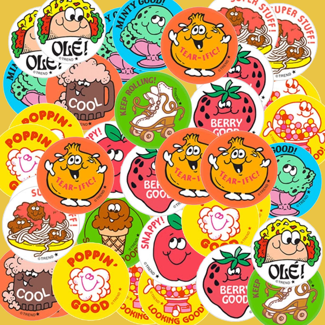 Retro Scratch and Sniff Stinky Stickers- Available in Different Scents