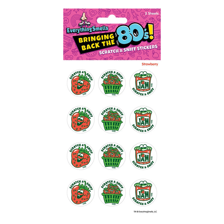 Strawberry Scratch & Sniff Stickers