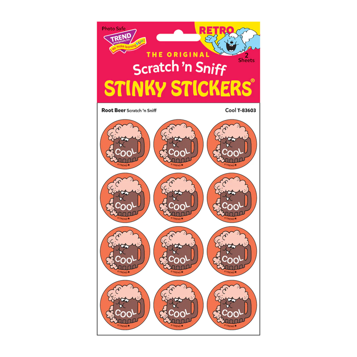 Retro Scratch and Sniff Stinky Stickers- Available in Different Scents