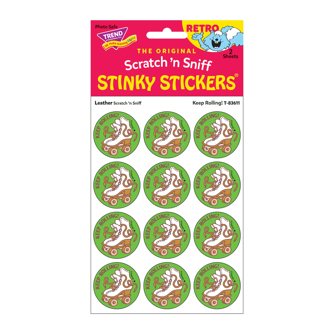 Retro Scratch and Sniff Stinky Stickers- Available in Different Scents