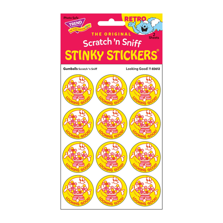 Retro Scratch and Sniff Stinky Stickers- Available in Different Scents