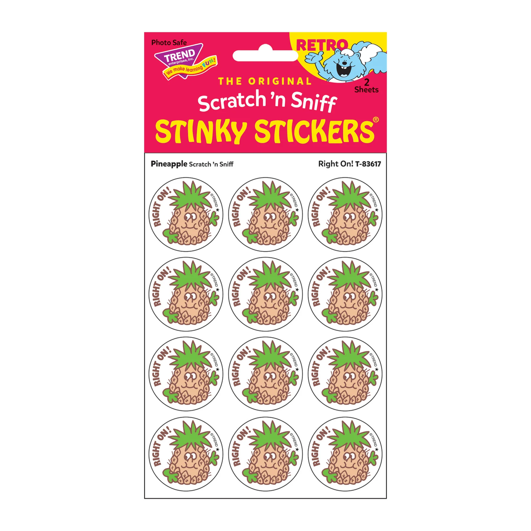 Retro Scratch and Sniff Stinky Stickers- Available in Different Scents