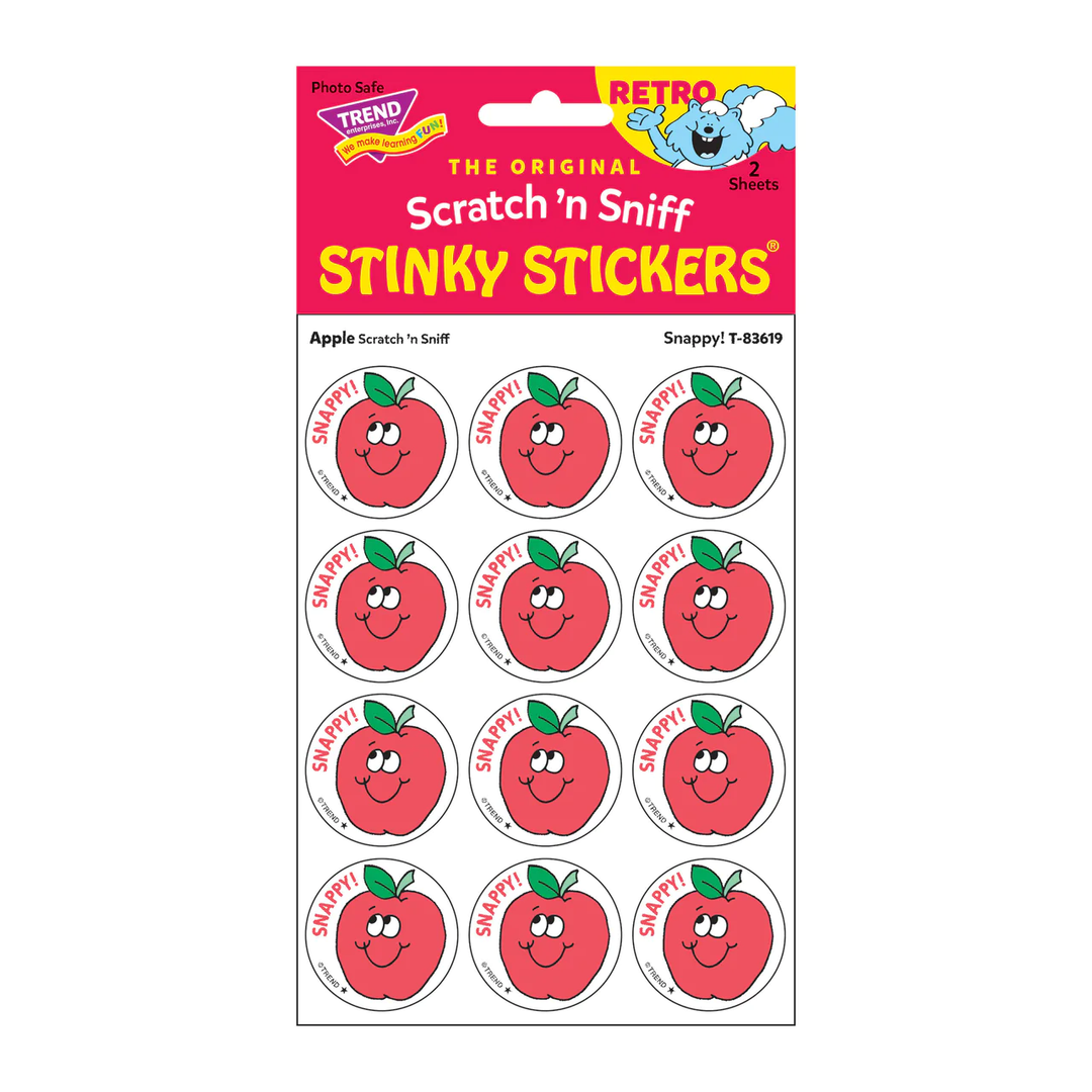 Retro Scratch and Sniff Stinky Stickers- Available in Different Scents