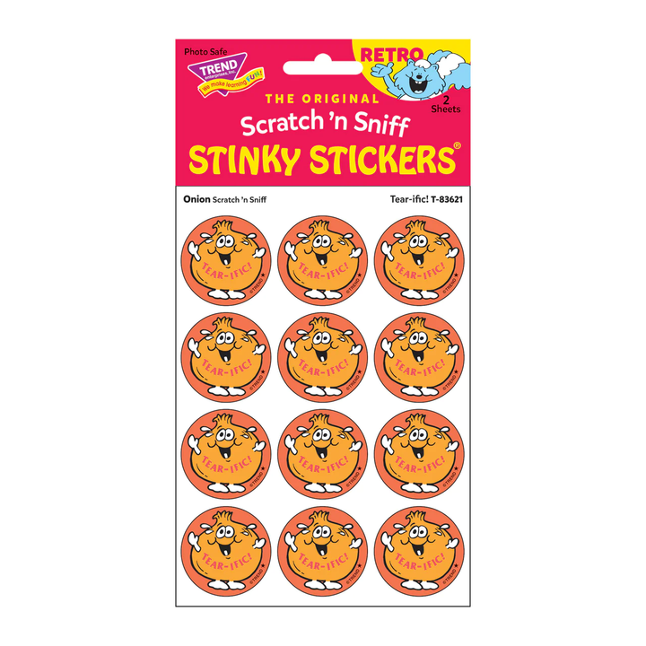 Retro Scratch and Sniff Stinky Stickers- Available in Different Scents