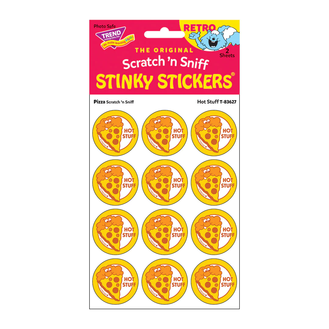 Retro Scratch and Sniff Stinky Stickers- Available in Different Scents