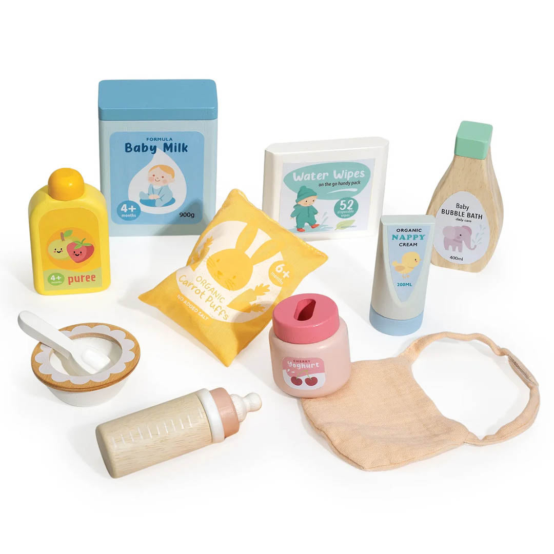 Baby Care Wooden Set