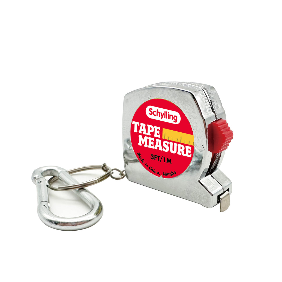 NEW Tape Measure Key Chain Toy - Red