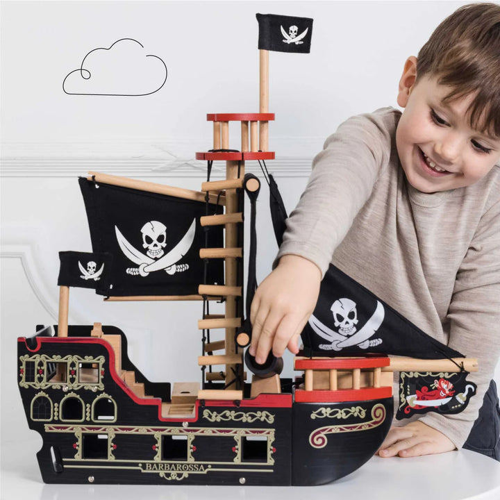 Wooden Barbarossa Pirate Ship