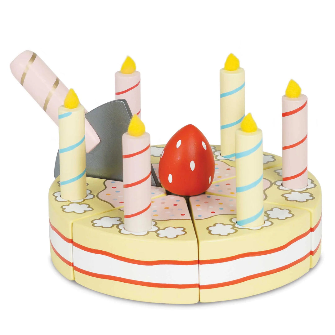 NEW Sliceable Birthday Cake & Candles