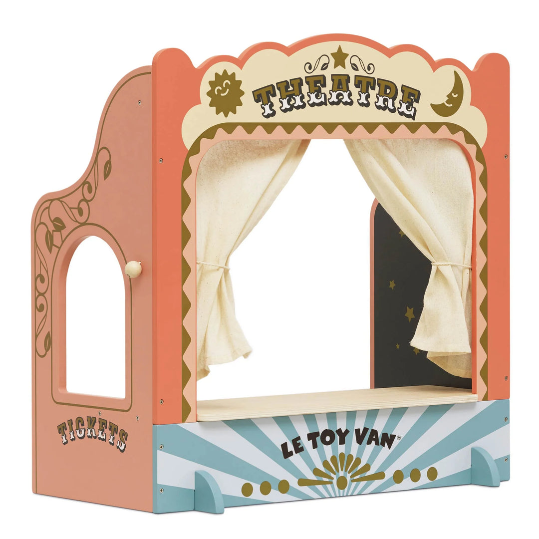 NEW Tabletop Puppet Wooden Theatre