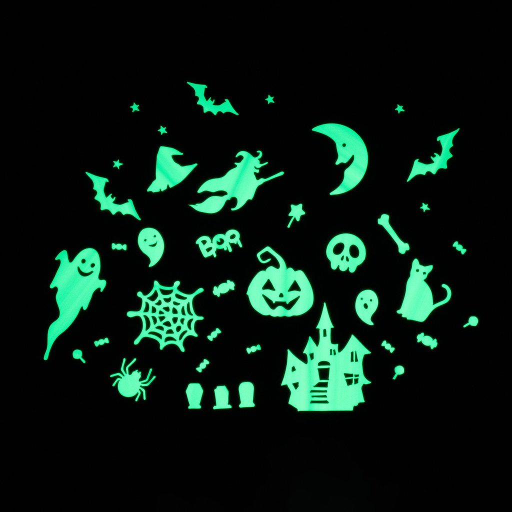 NEW Glo Play Stickers Set- Halloween Town