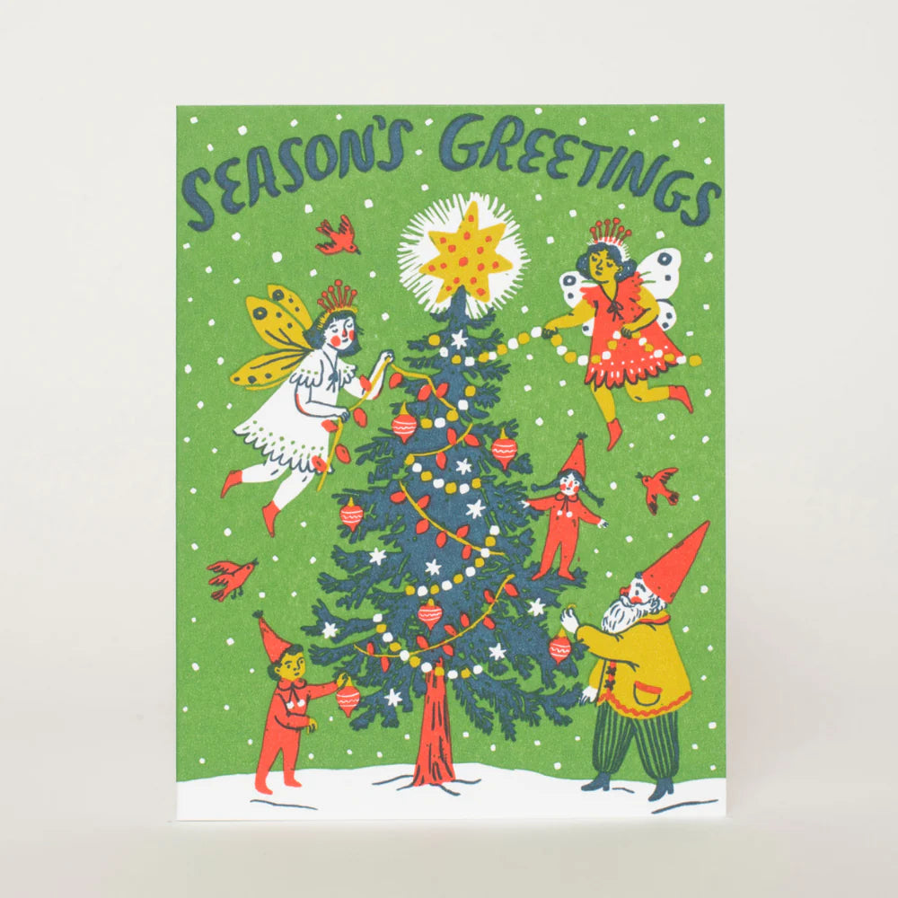 Christmas Fairies Greeting Card