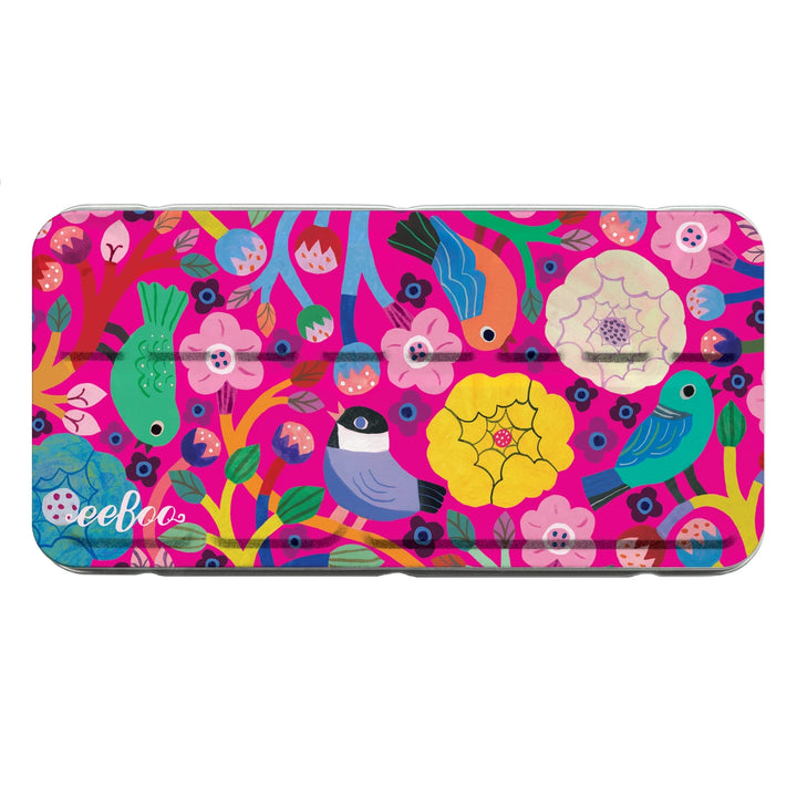 Birds in Fuchsia Watercolor Tin Kit