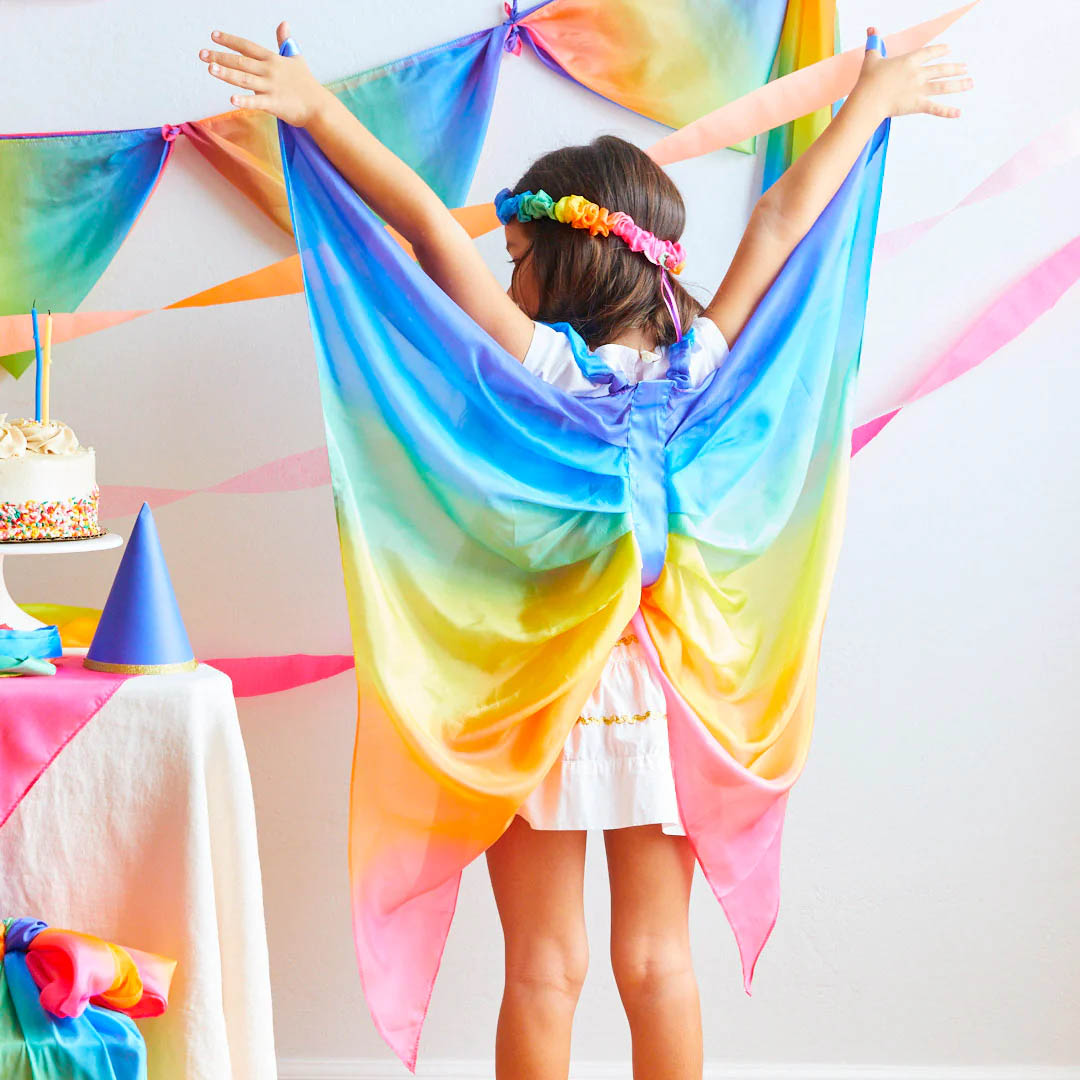 Rainbow Silk Wings