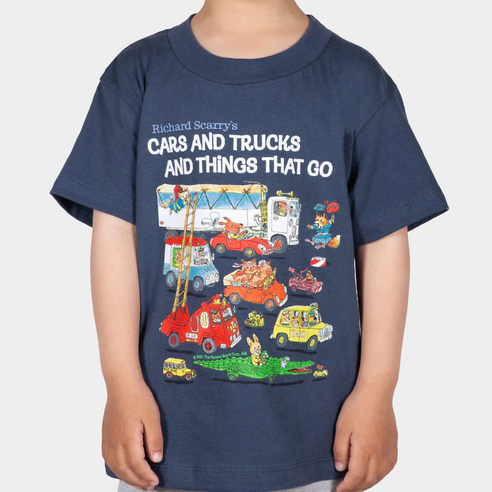 NEW Richard Scarry - Cars and Trucks and Things That Go Kids' T-Shirt