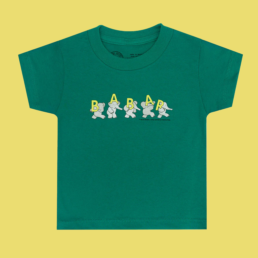 Babar Green Kids' T-Shirt