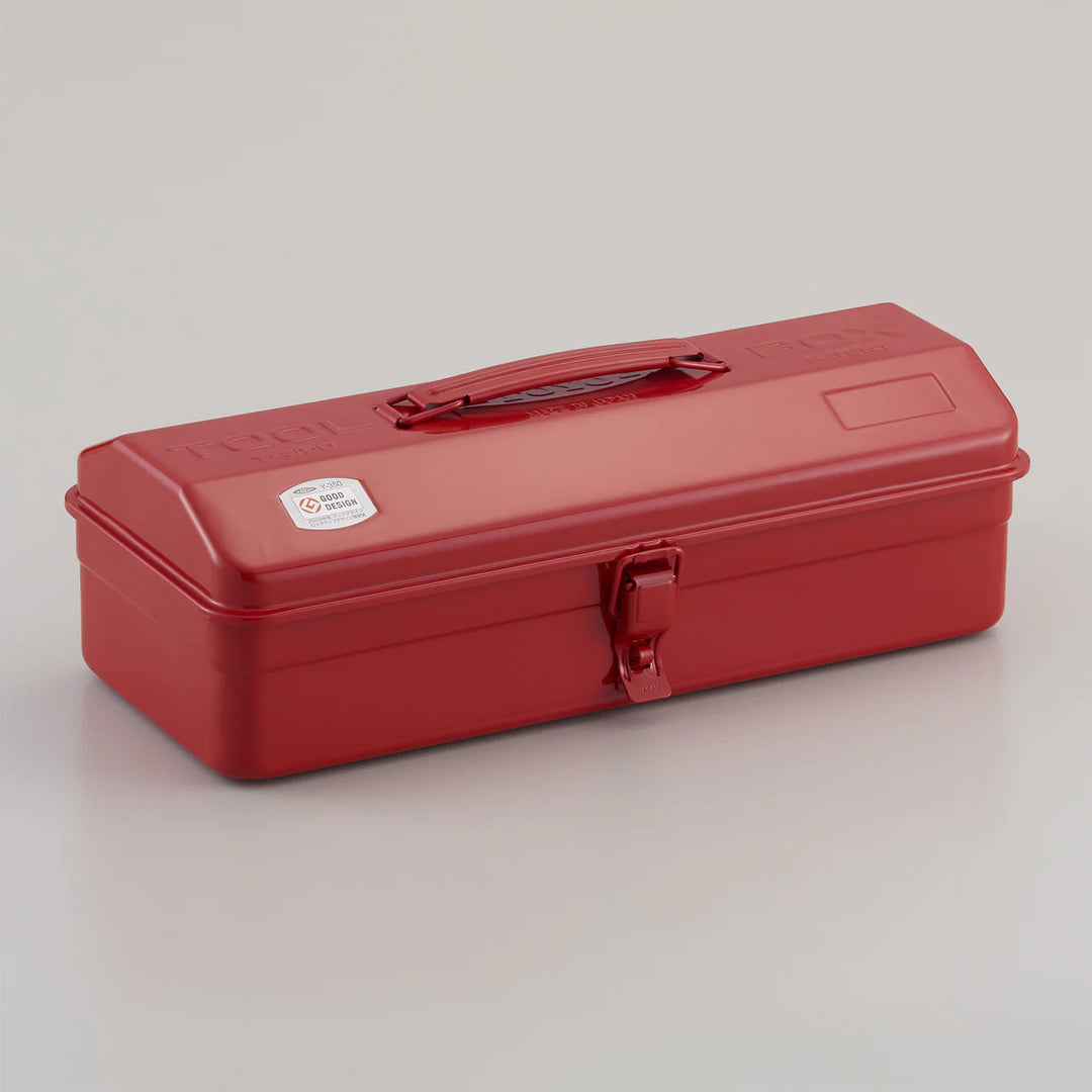 NEW Japanese Metal Storage Box with Handle - Red