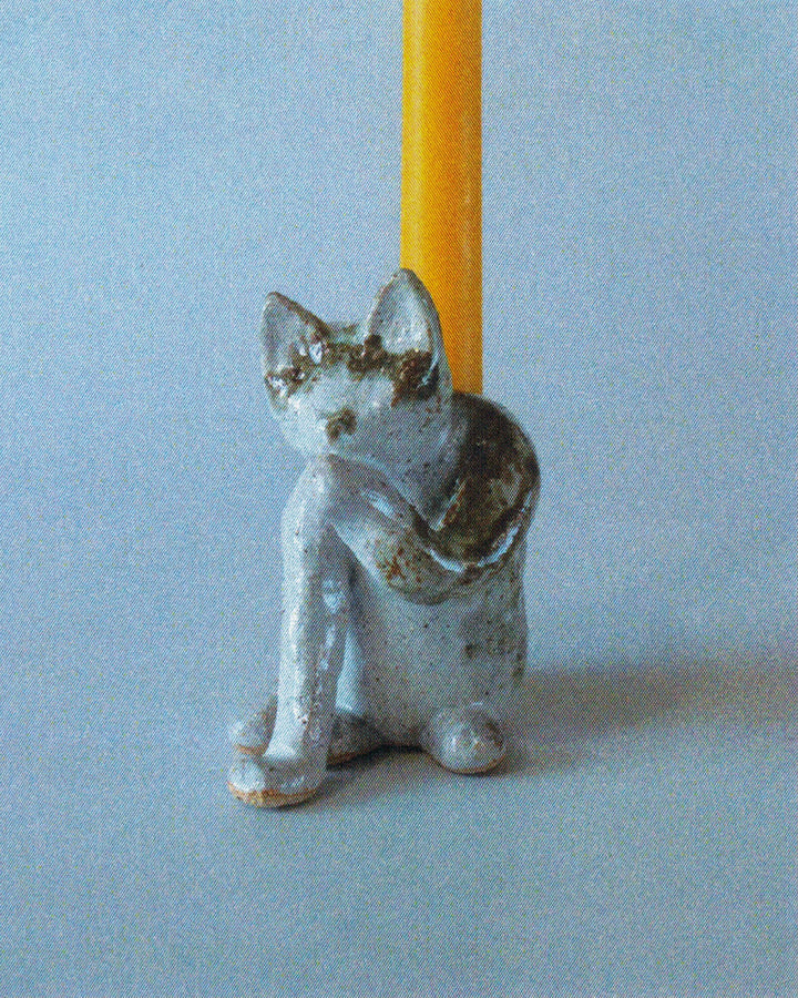 Ceramic Handmade Kitten Candle Holders- PRE-ORDER