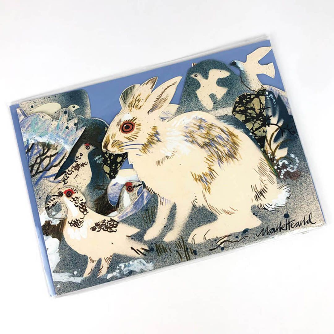 Winter Wildlife Collage Card