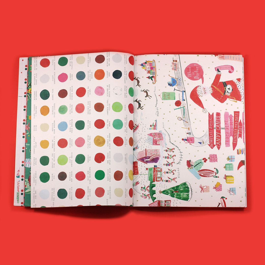 NEW Gift Wrap Paper- Very Delightful Holiday Wrapping Paper Book