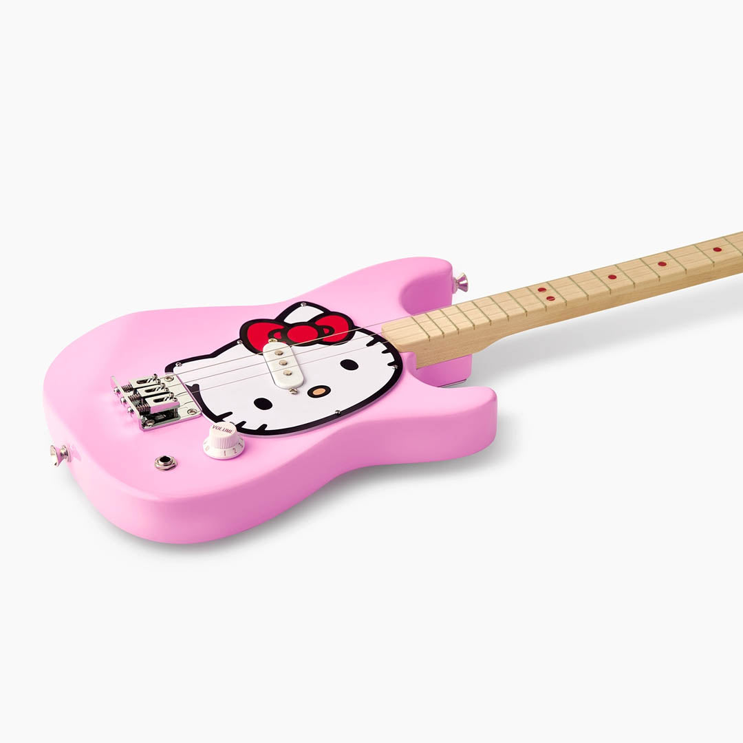 Fender X Loog Hello Kitty®️ Stratocaster Guitar Pink