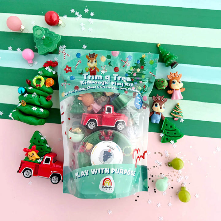 Scented Natural Sensory Play Dough Kit- Trim a Tree KidDough Play Kit