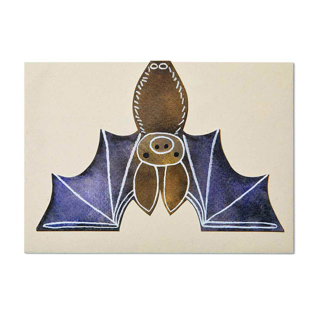 Halloween Bat Card