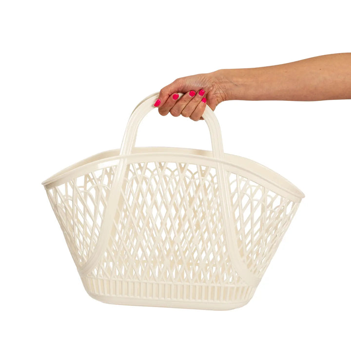 Retro Jelly Betty Bag- Cream