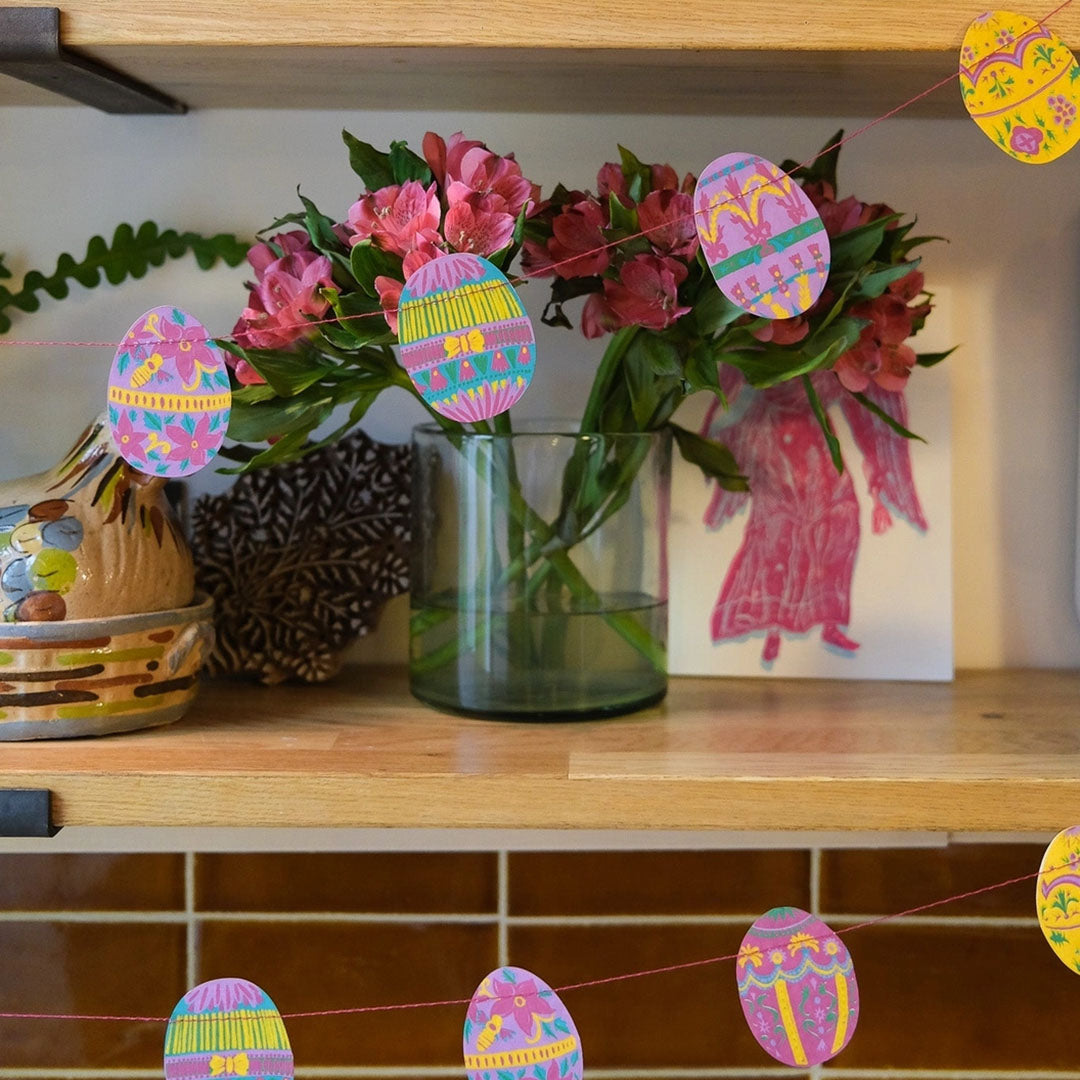 NEW Easter Egg Sewn Garland