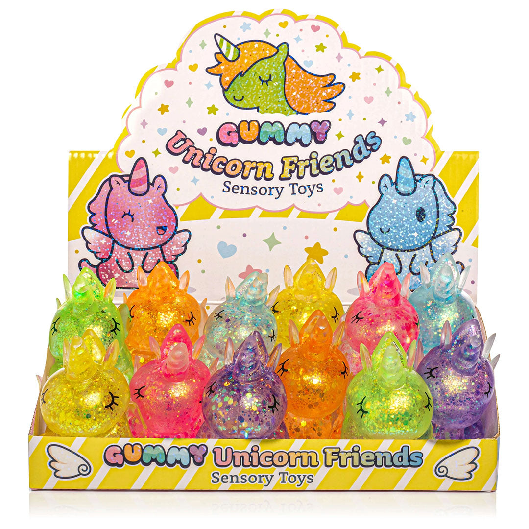 Gummy Unicorn Friends Squishy Sensory Toy