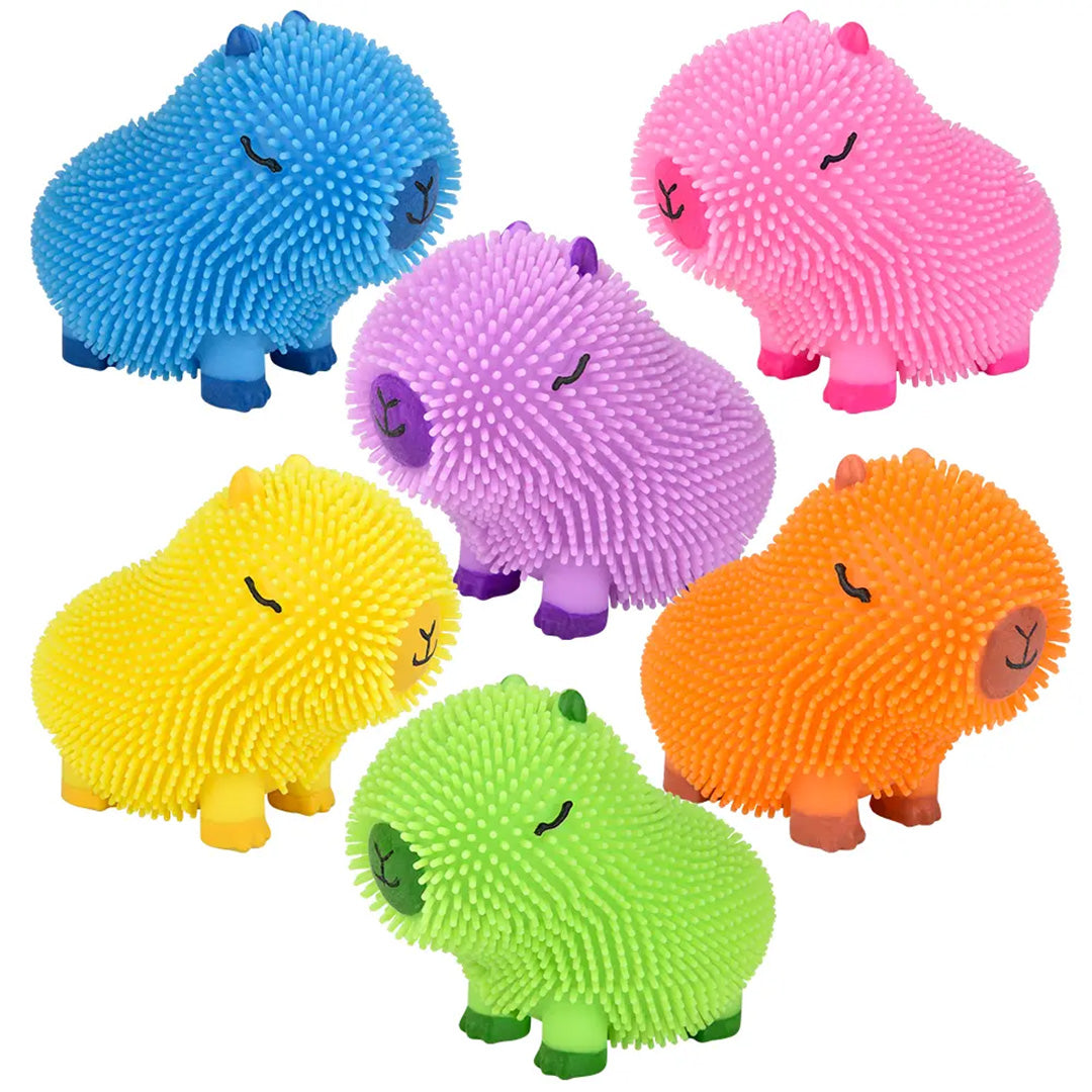 Capybara Colorful Puffer Squish Toy
