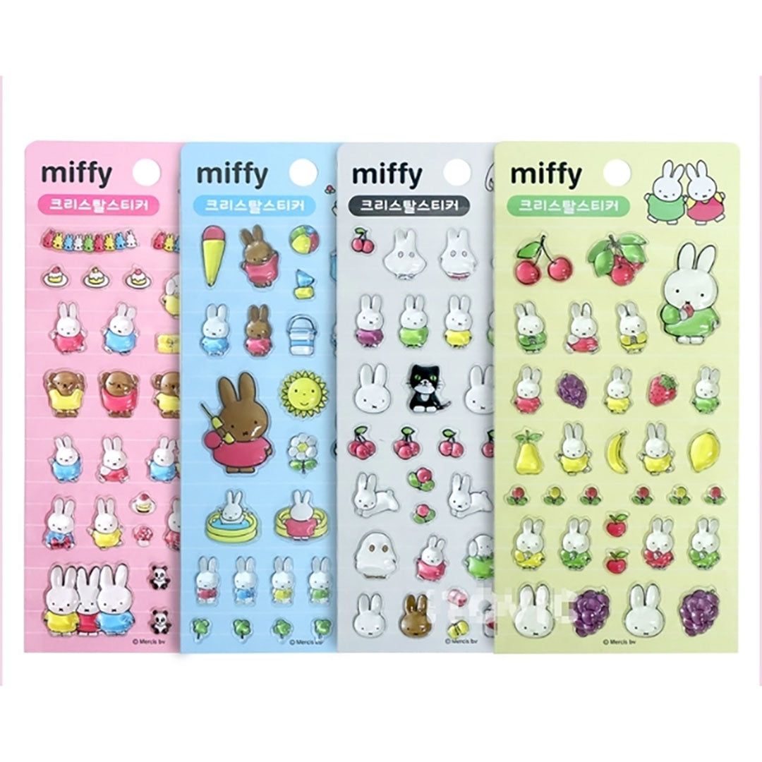 Miffy 3D Crystal Epoxy Stickers – Assorted Designs