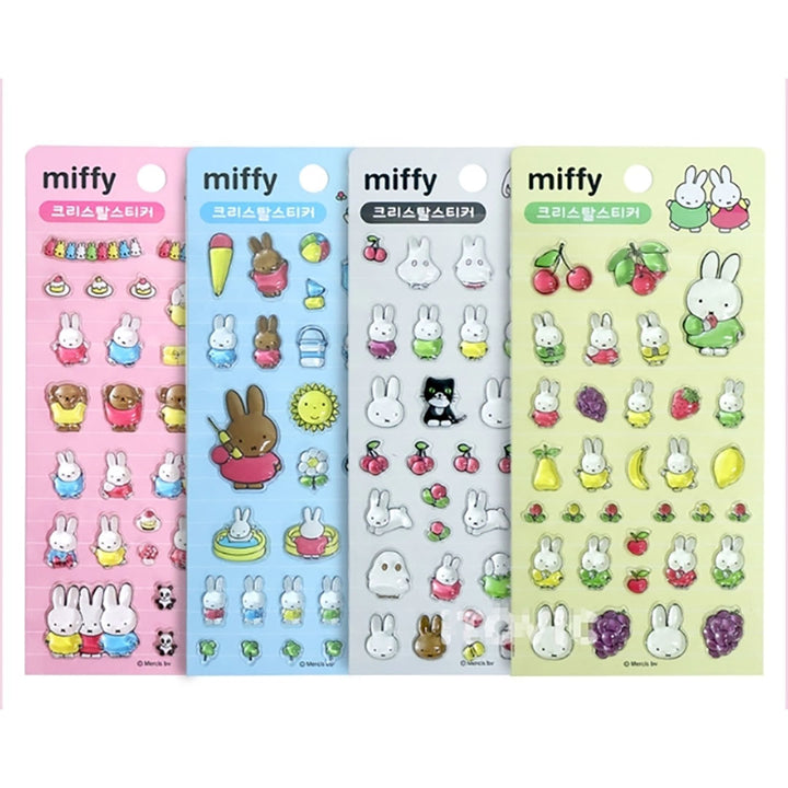 Miffy 3D Crystal Epoxy Stickers – Assorted Designs