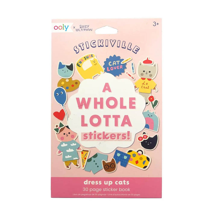 Stickiville X Suzy: Dress Up Cats - A Whole Lotta Sticker Book