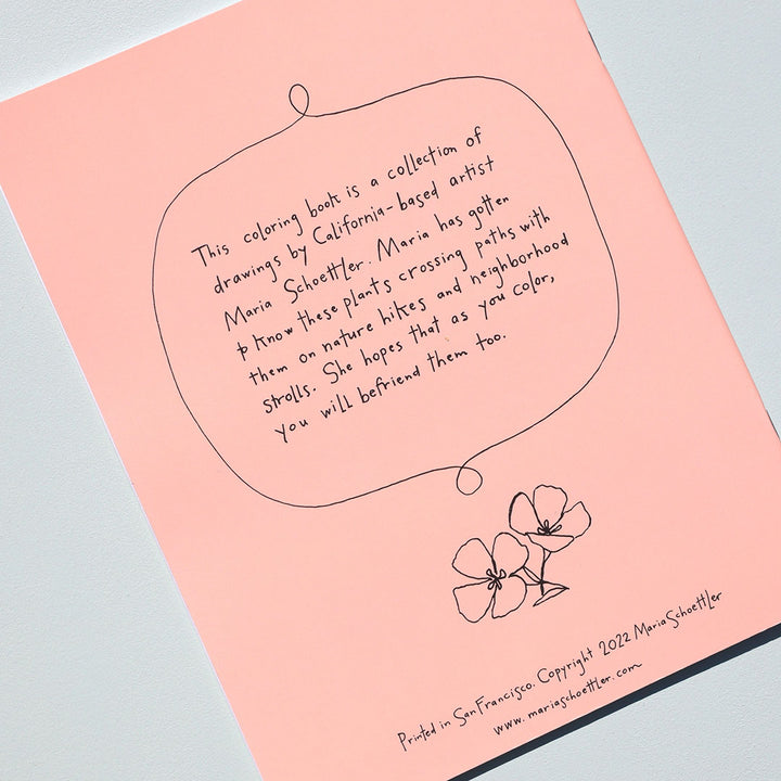 Buds Along the Path Coloring Book