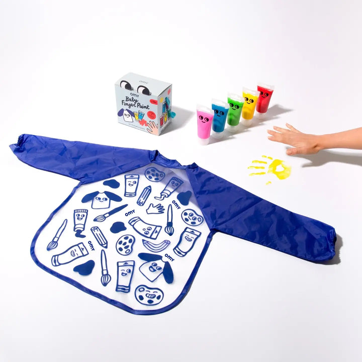 Finger Painting Kit with Smock