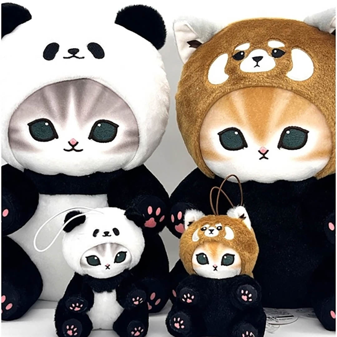 Limited Edition Mofusand Panda Cat Mascot Keychain