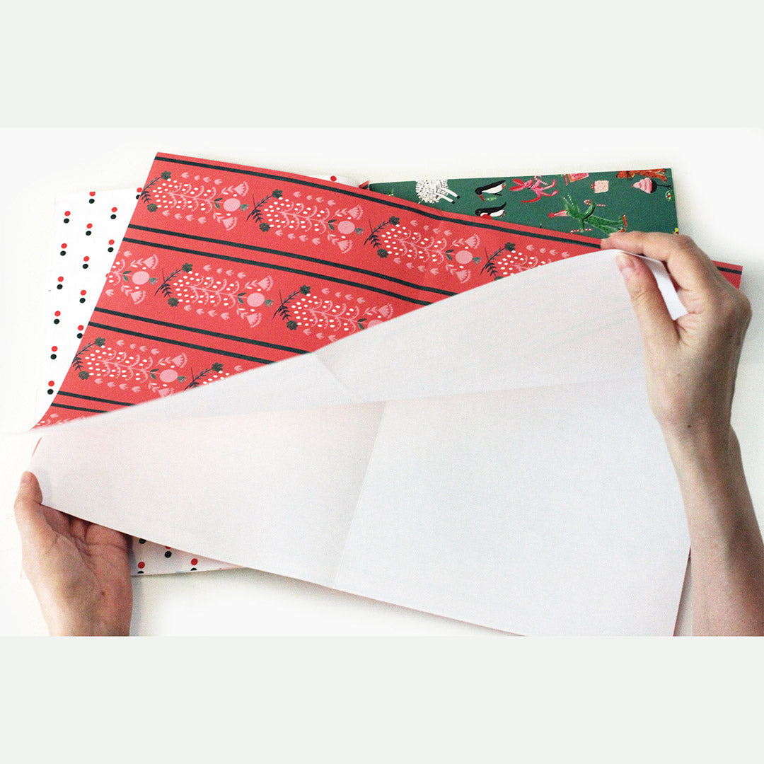 NEW Gift Wrap Paper- Very Delightful Holiday Wrapping Paper Book