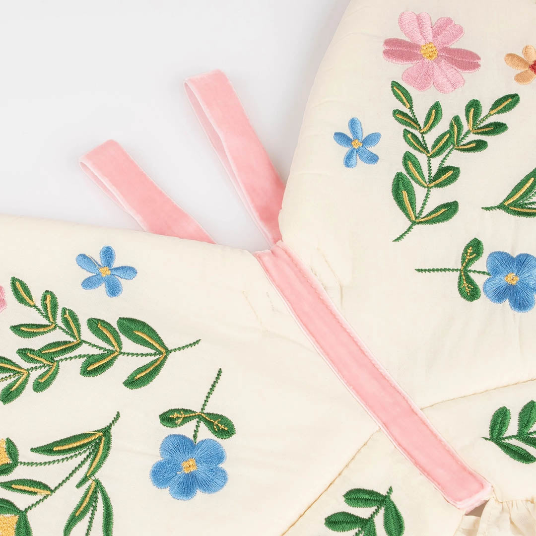 Butterfly Wings - Embroidered Floral