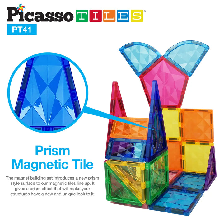 41 Piece Prism Magnetic Building Block Set