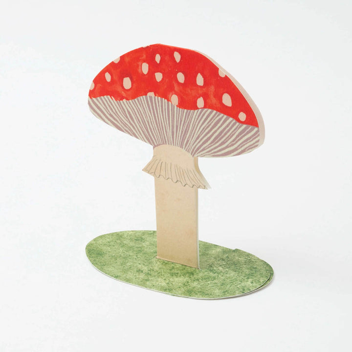 Greeting Card - Toadstool Stand-Up Card