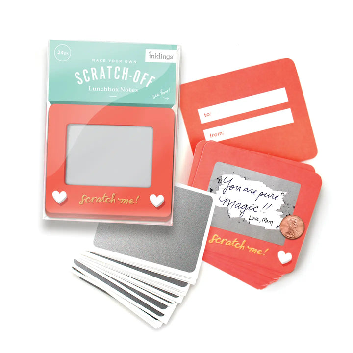 NEW Scratch-Off Lunchbox Notes - Scratch-A-Sketch