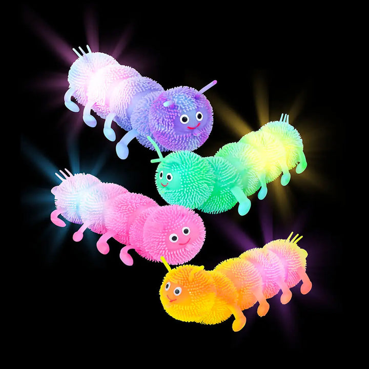 Light-Up Caterpillar Puffer Toy