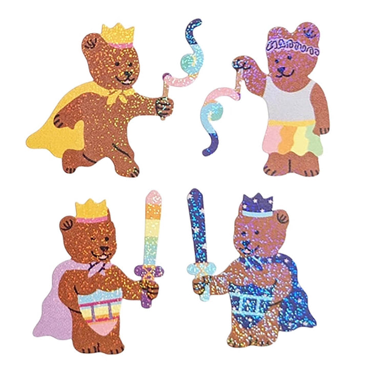 Twinkle Silk Scarf Bears Waldorf Inspired Stickers